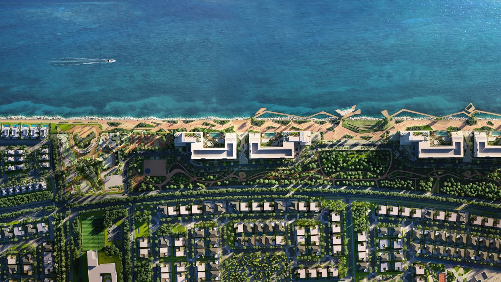 Hudayriyat Island Aerial View
